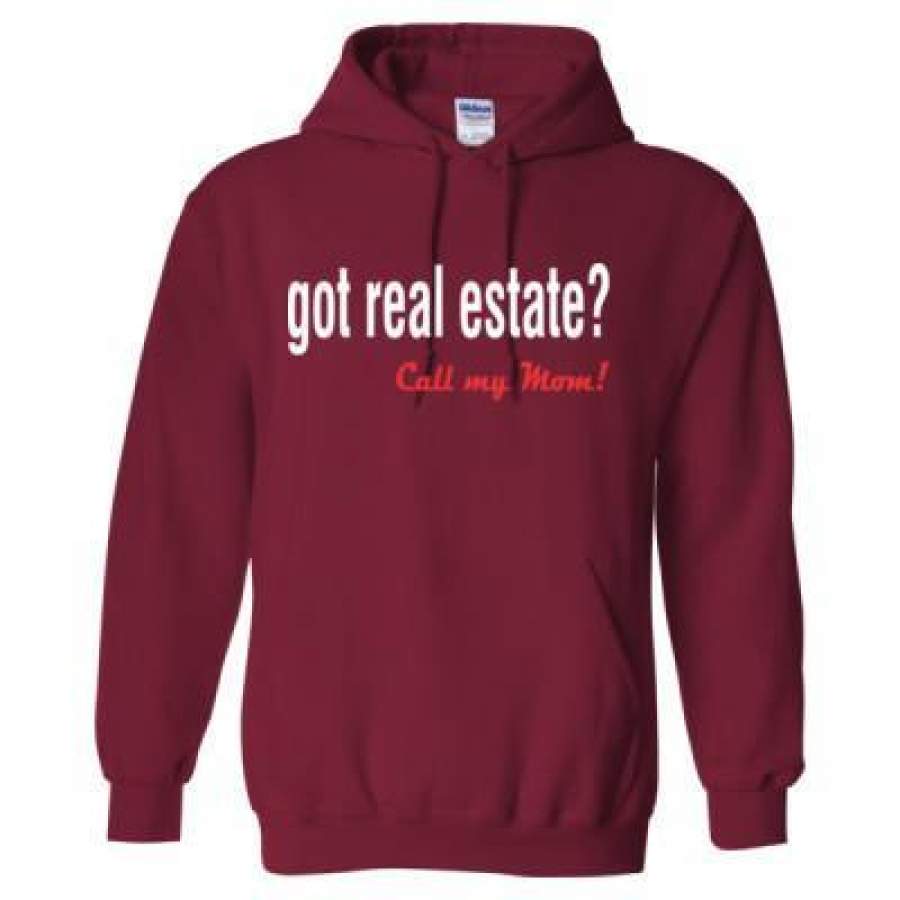 AGR Got Real Estate Call My Mom – Heavy Blend™ Hooded Sweatshirt