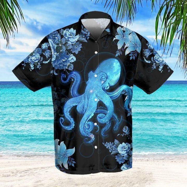 Octopus Blue Hawaii Lover Hawaii Shirt For Men Women Ha76011