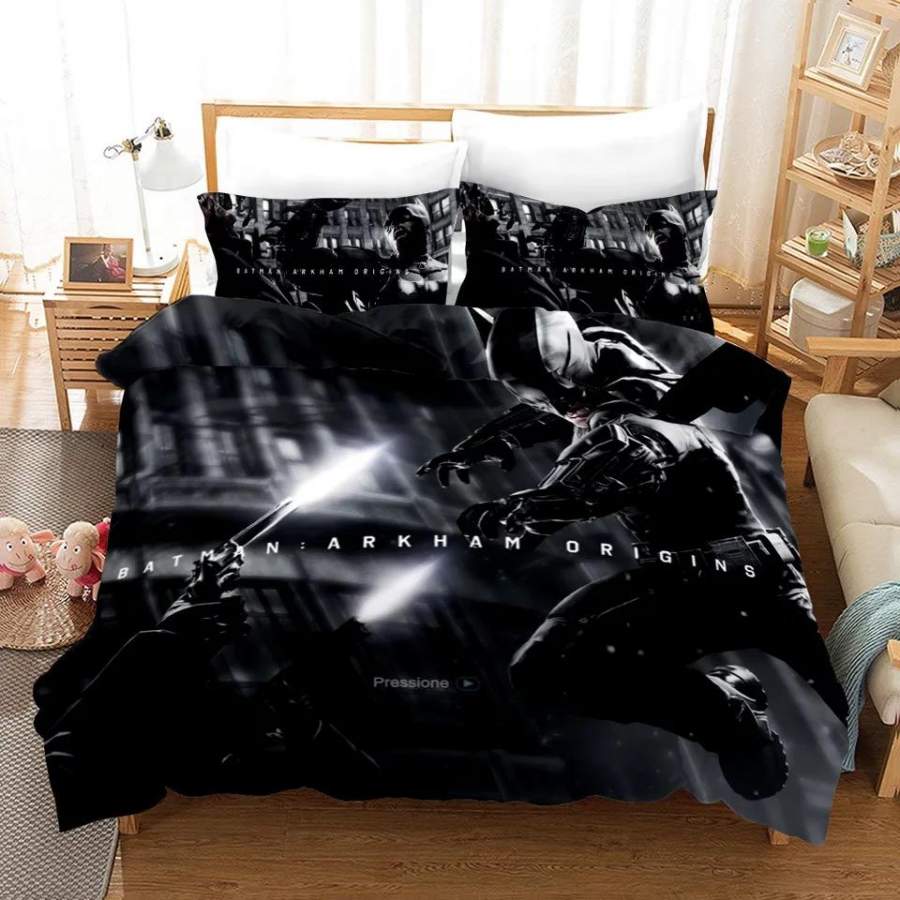 Batman #10 Duvet Cover Quilt Cover Pillowcase Bedding Set Bed Linen Home Bedroom Decor