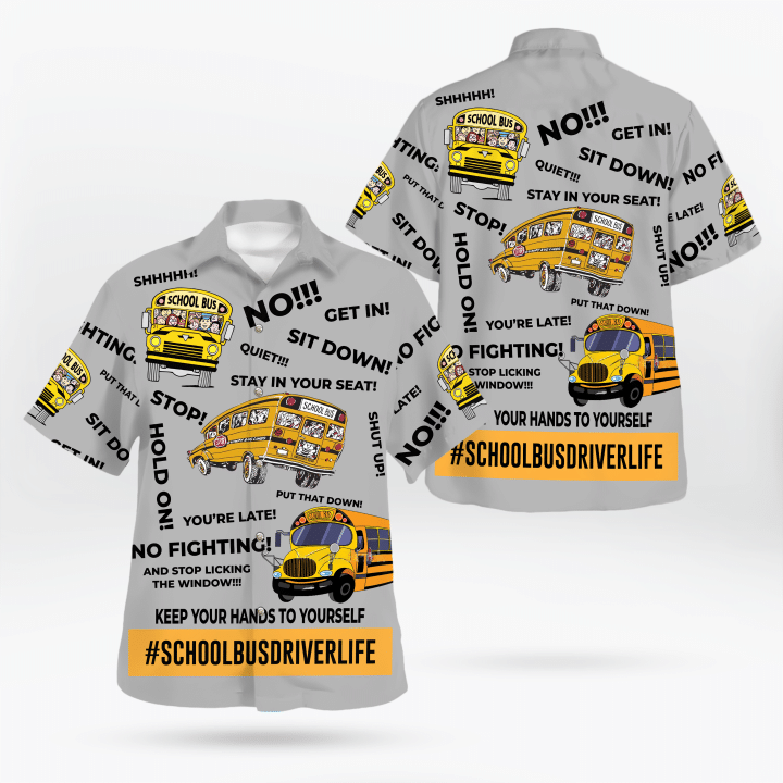 Bus Driver School Life Hawaii Shirts For Drivers Ha101467