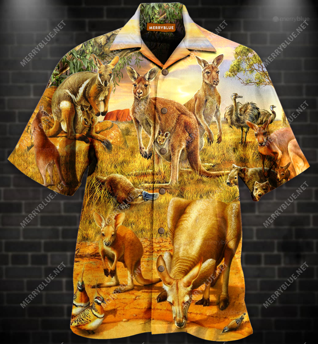 My Spirit Animal Is A Kangaroo Unisex Hawaii Shirt Ha23180