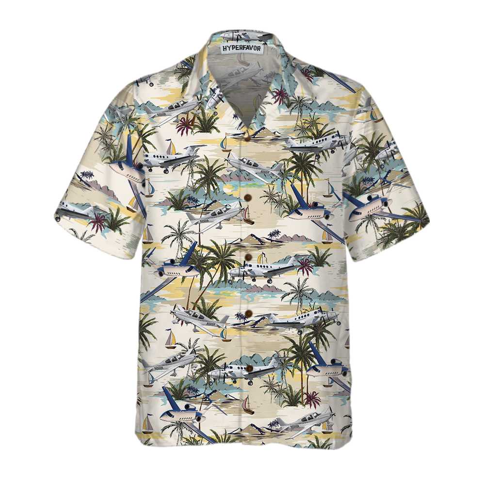 Army Aviation Aircraft Tropical Pattern Hawaii Shirt For Men Ha72135