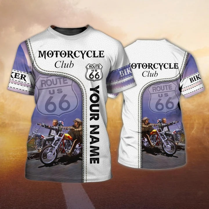 Custom 3D Biker Shirt, Motorcycle Club Uniform, Biker Gifts