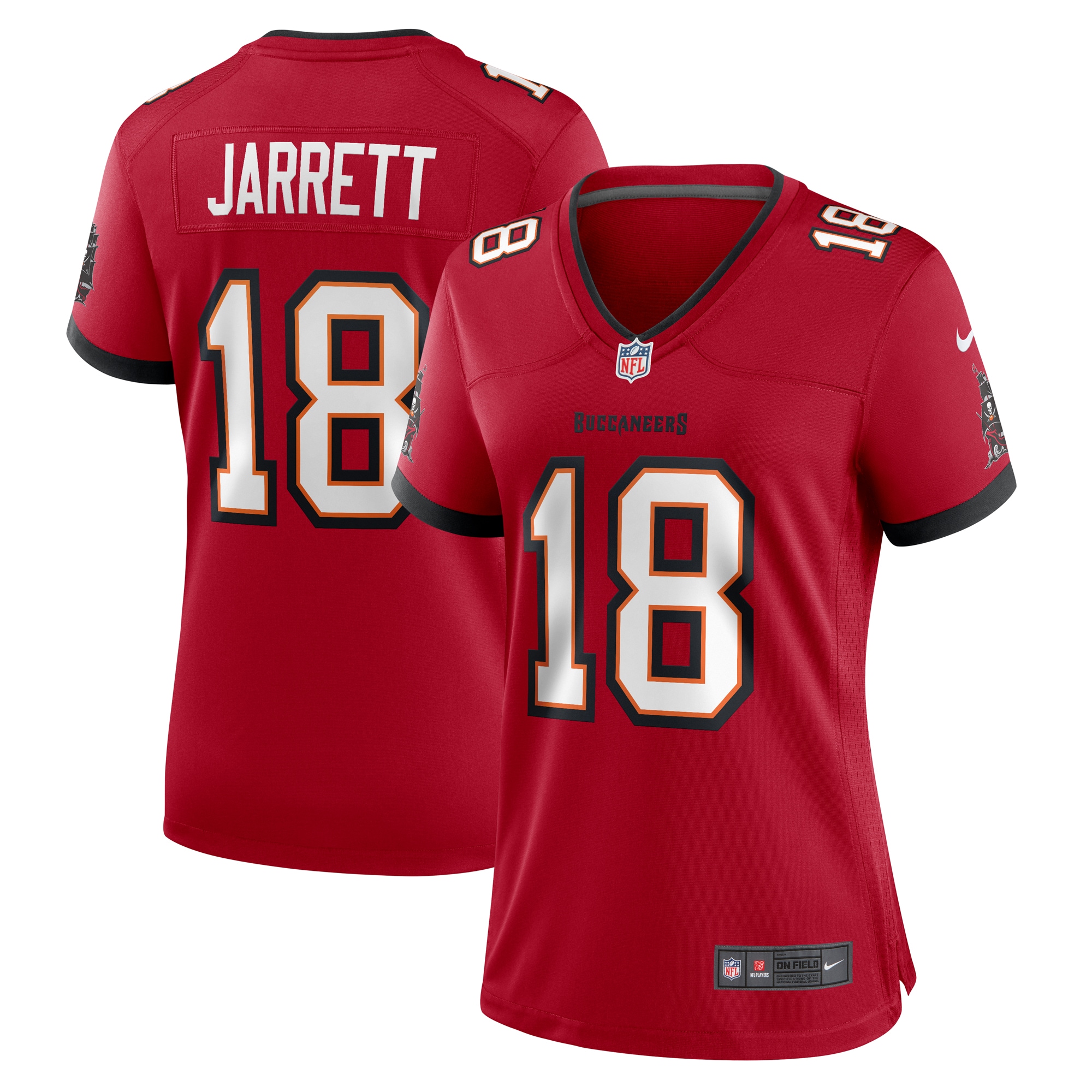 Rakim Jarrett Tampa Bay Buccaneers Women's Game Jersey – Red