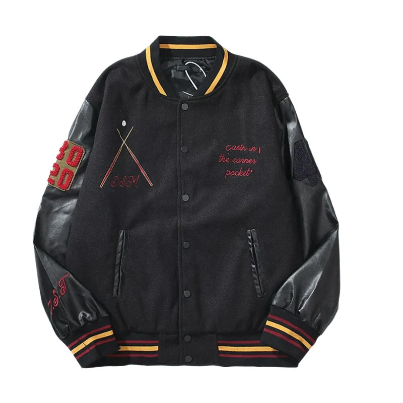 Talishko™ – Eight Number Baseball Jacket