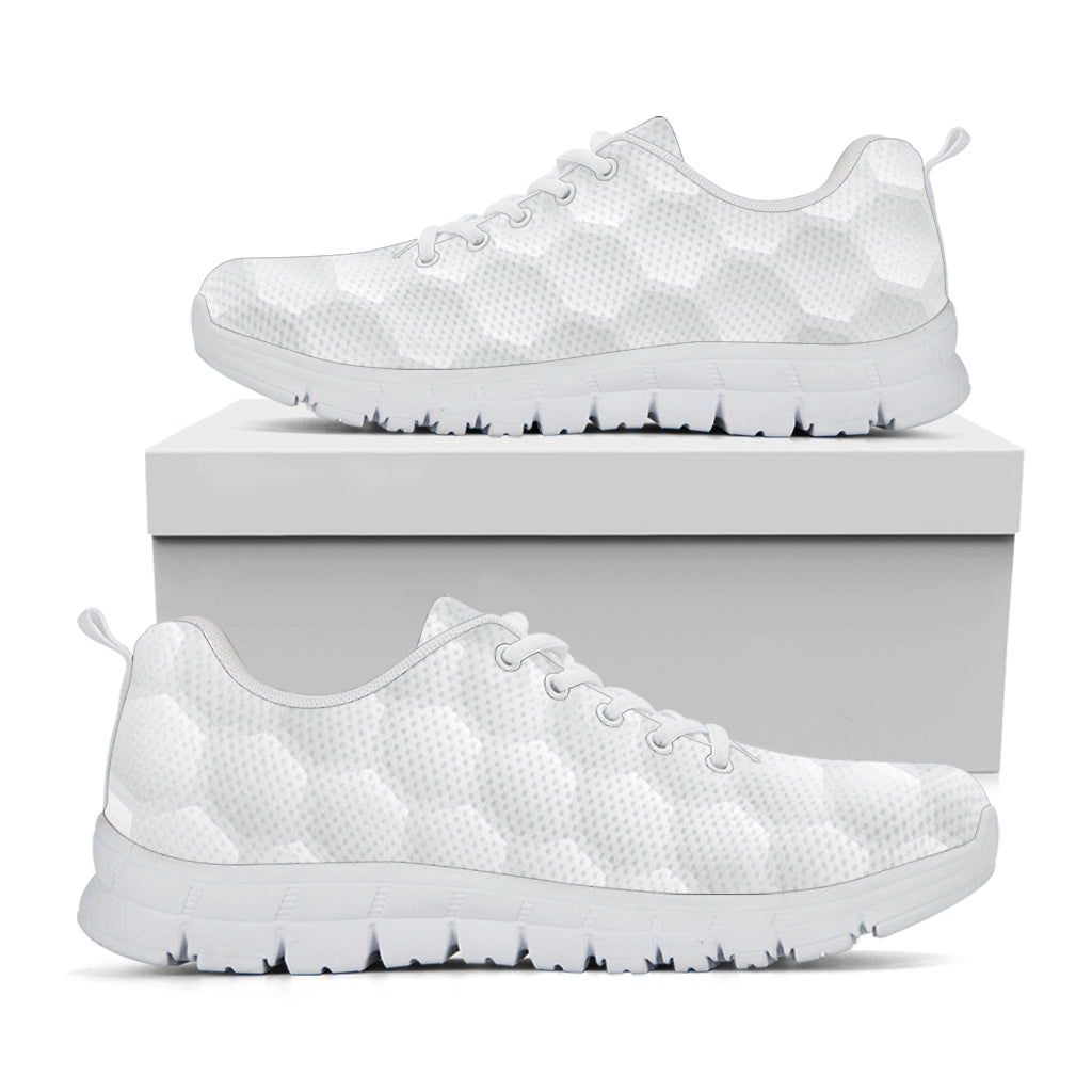 Golf Ball Texture Print White Sneakers – Andressierra Shop