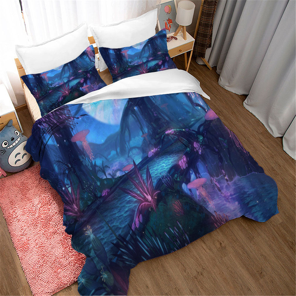 Avatar Unobtanium #3 Duvet Cover Quilt Cover Pillowcase Bedding Set Home Decor