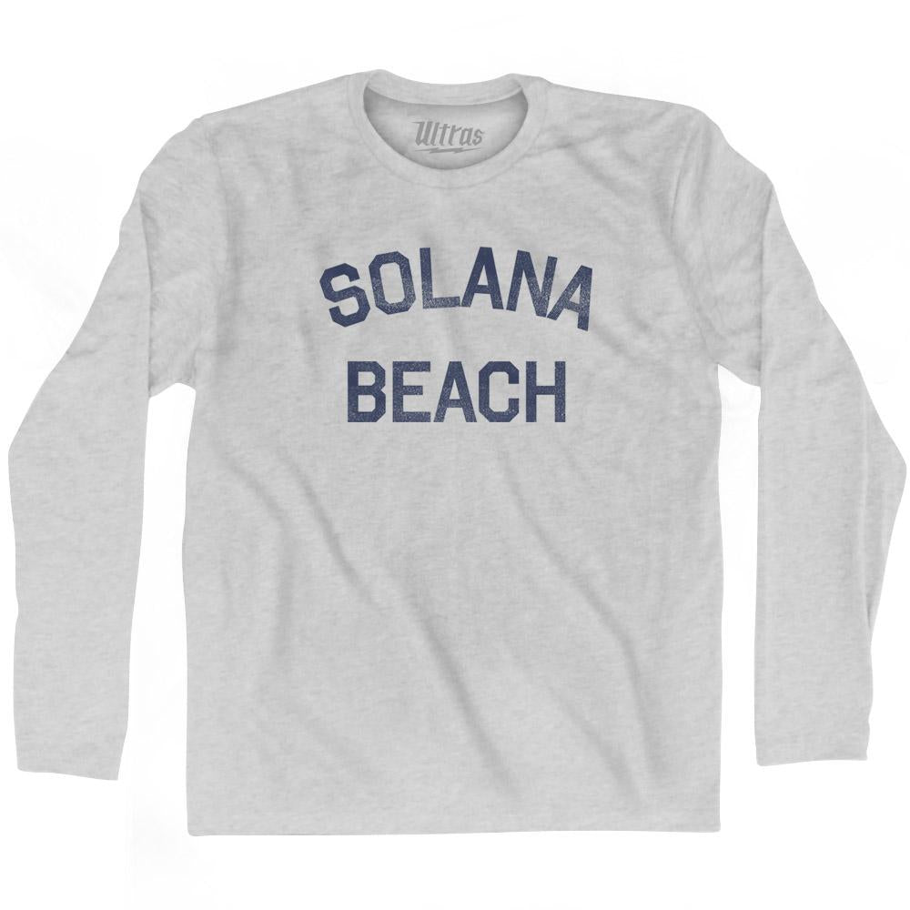 California Solana Beach Adult Cotton Long Sleeve Vintage T-shirt