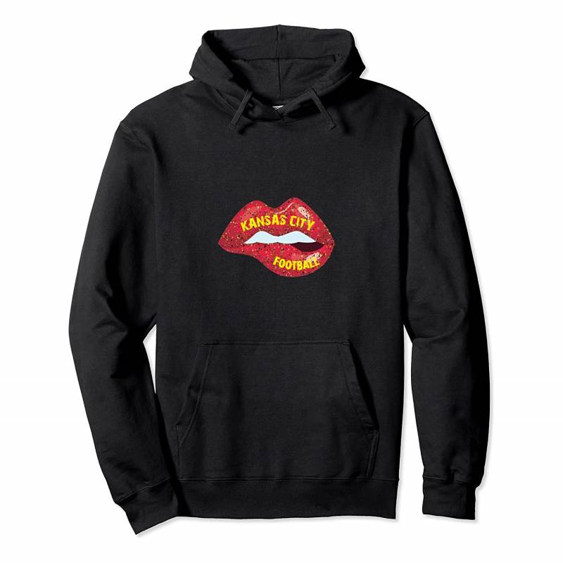 Kansas City KC MO Football Sweet Sexy Lips Yellow Red Gifts Pullover Hoodie, T Shirt, Sweatshirt