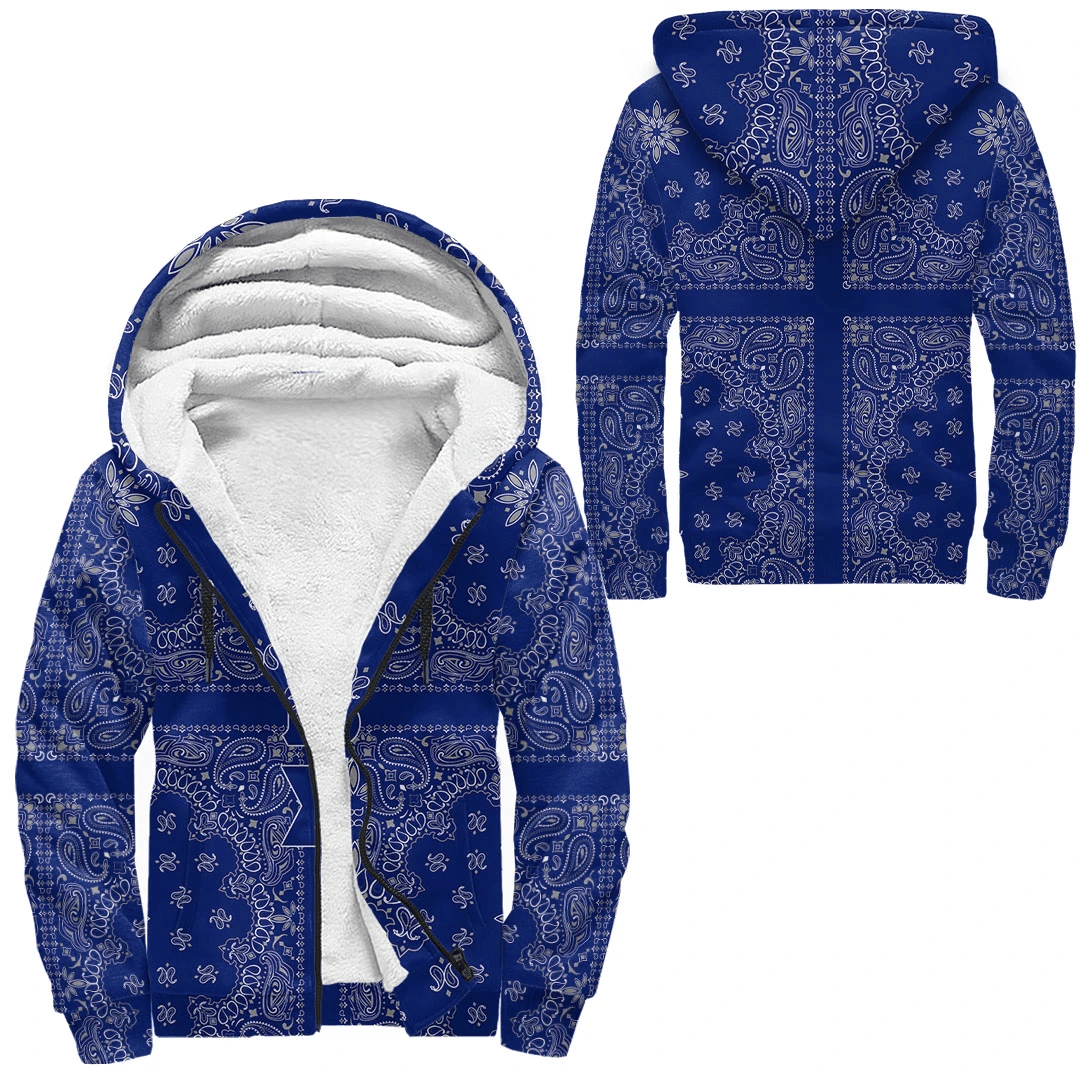 Fraternity Hoodie – Phi Beta Sigma Paisley Style Sherpa Hoodies