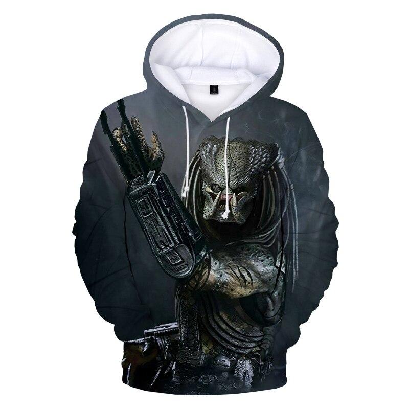 The Predator 3D Print Hoodie Sweatshirts – Fashion Casual Pullover