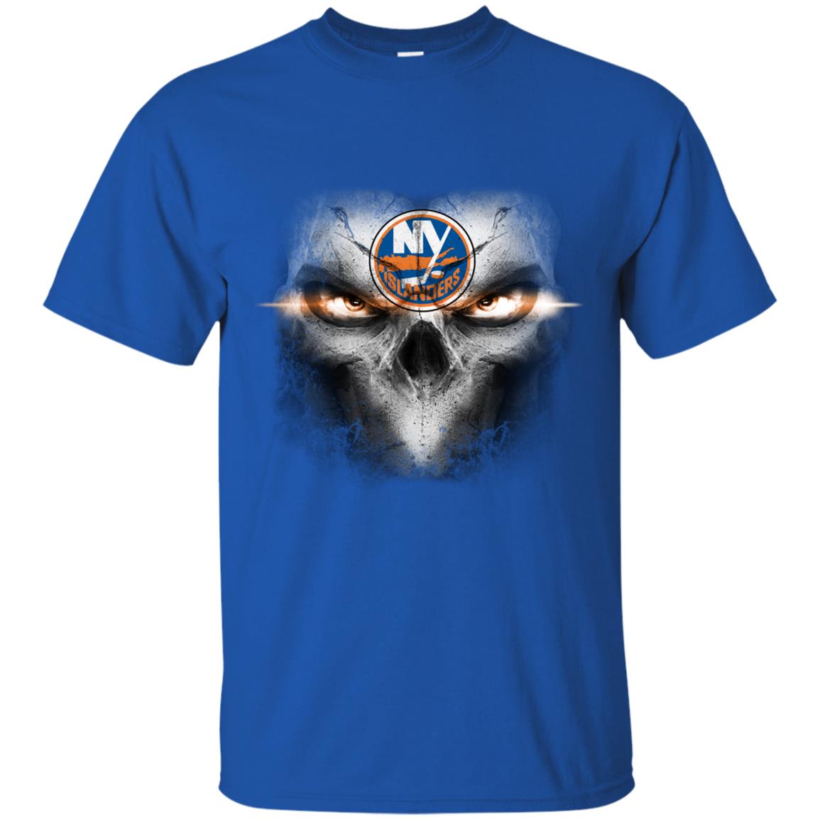 New York Islanders Skulls Of Fantasy Logo T Shirts