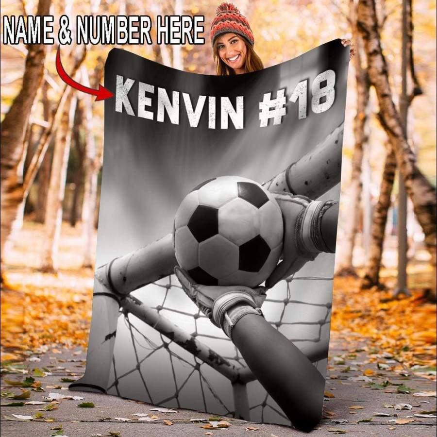 Custom Soccer Blanket Goalkeeper Blanket #291119V