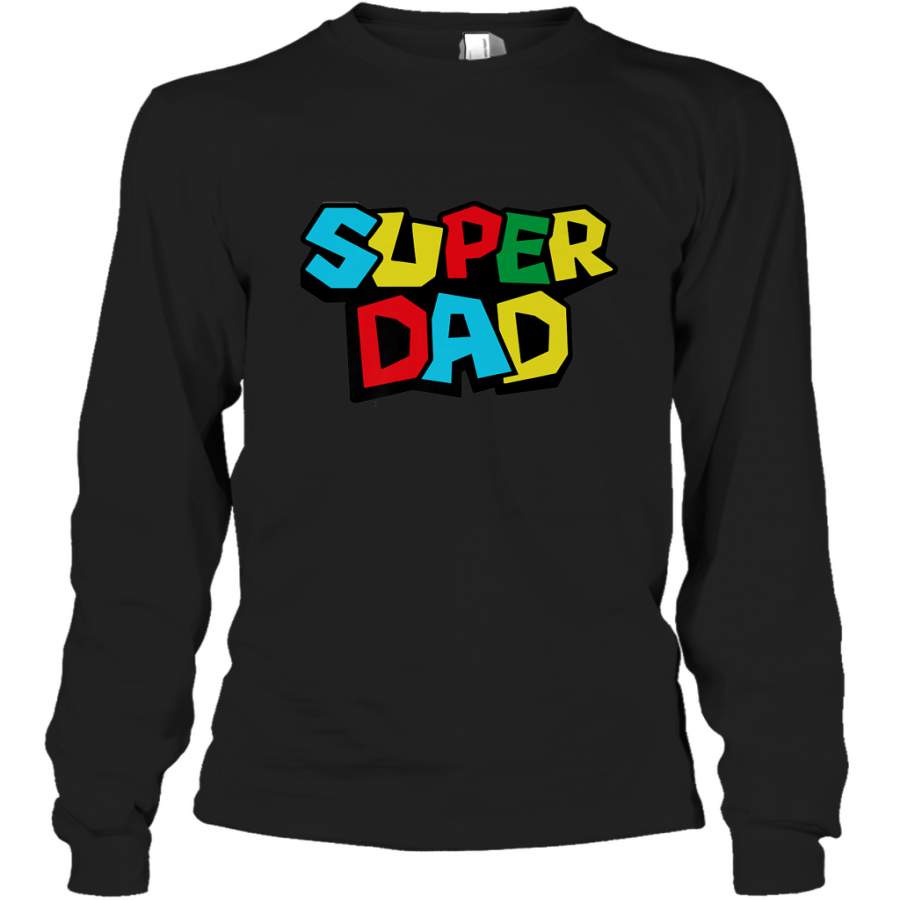 Super Dad like a Mario’s classic bros vintage and classic Long Sleeve T-Shirt