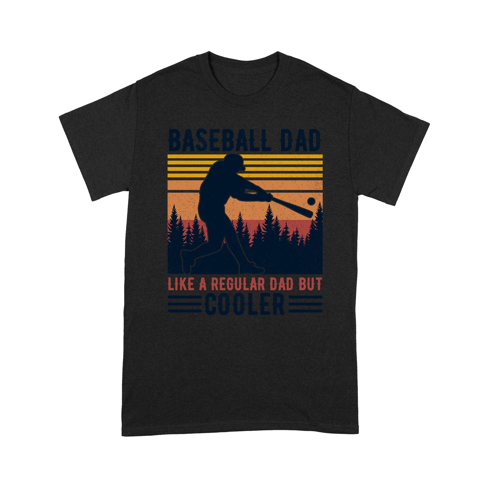 Ff Premium T-Shirt Baseball Dad Like A Regular Dad But Cooler Vintage