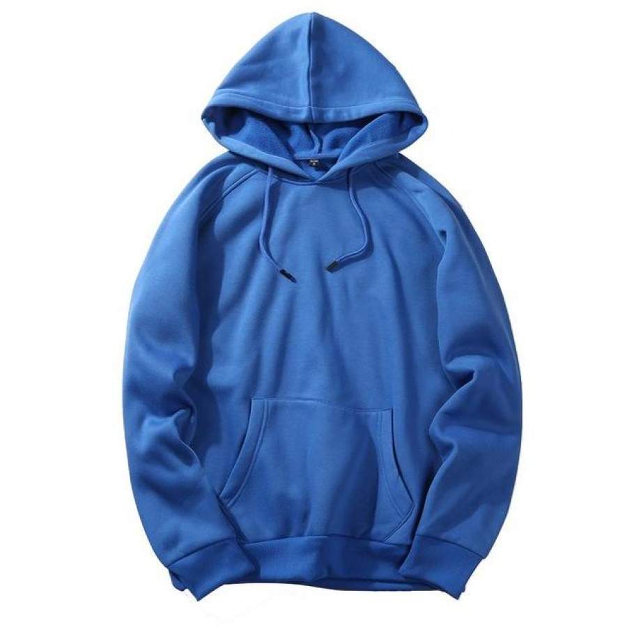 New Autumn Men Hoodies Sweatshirt Fashion Classic Streetwear Solid Color Hip Hop Male Brand Hooded Sportswear EU Size