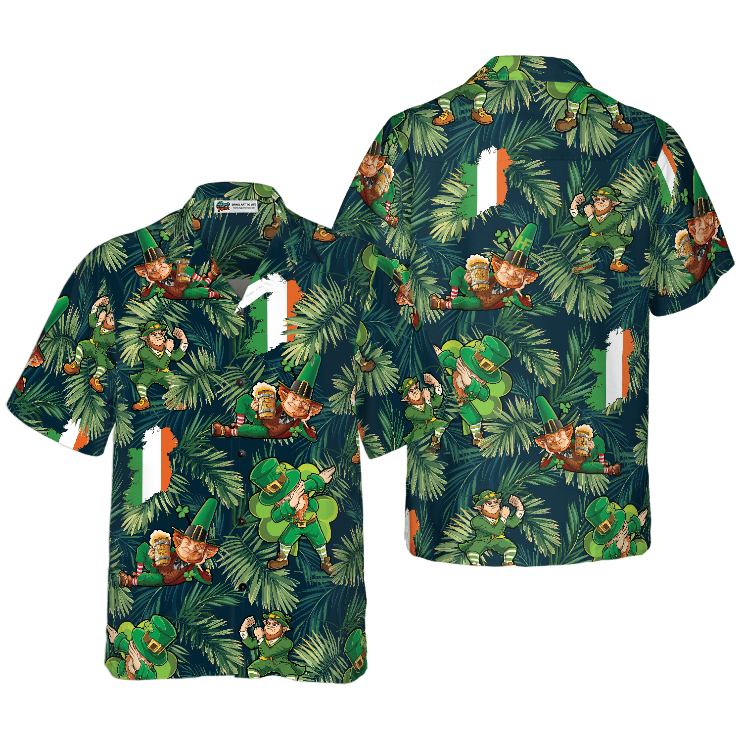 Happy Saint Patrick’S Day Irish Leprechaun Hawaiian Shirt