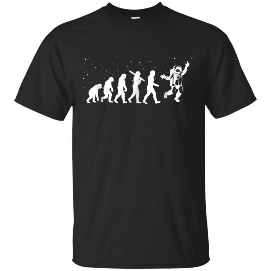 AGR Astronaut Evolution Funny T-Shirt Outer Space Mission Tee