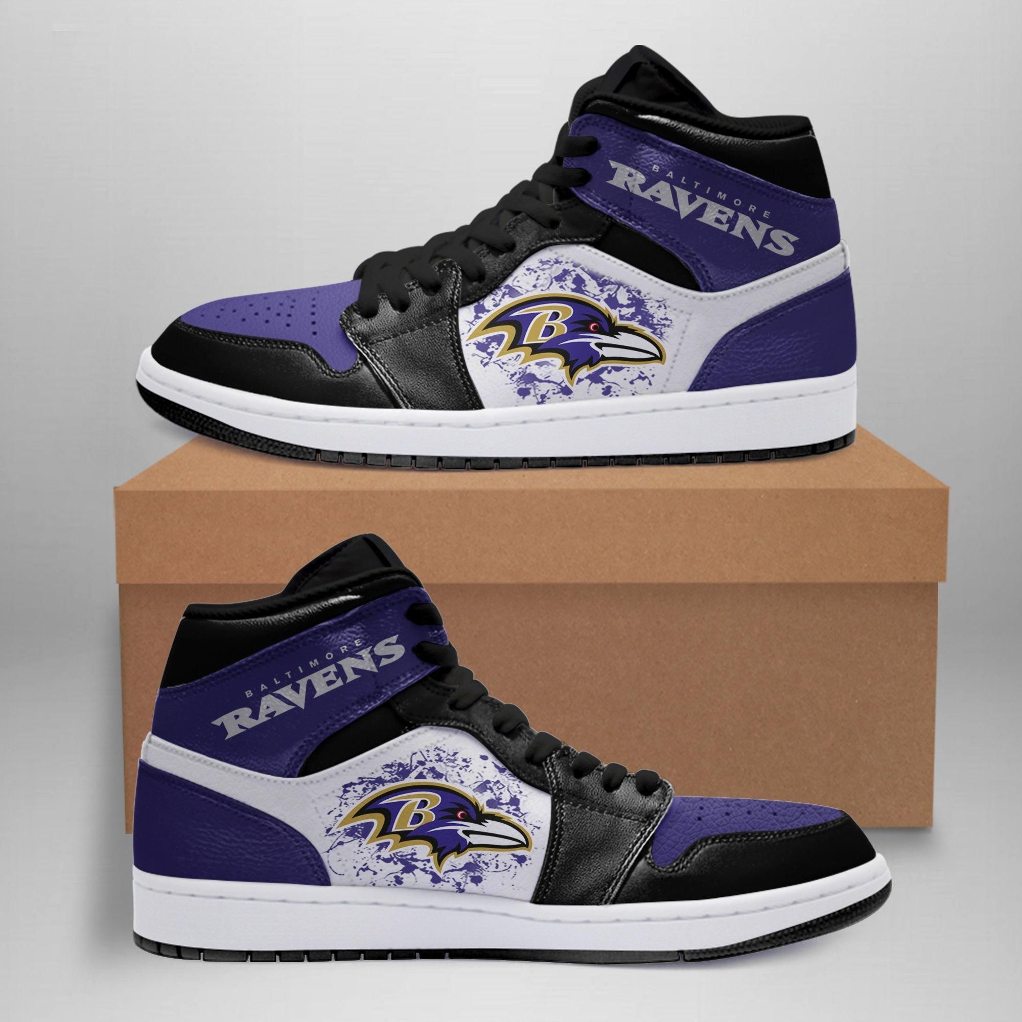 Baltimore Ravens Jd Air Shoes Sport 2020 Sneakers Air Jordan High Sneakers Sport Sneakers