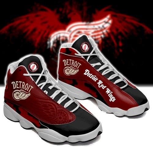 detroit red wings custom tennis shoes air jordan 13 sneakers sneakers personalized shoes sport sneakers v1409