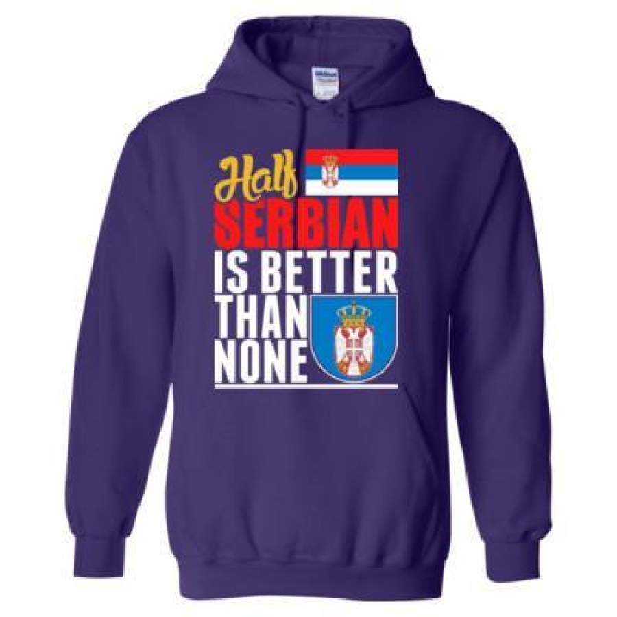 AGR Half Serbian Is Better Than None – Heavy Blend™ Hooded Sweatshirt