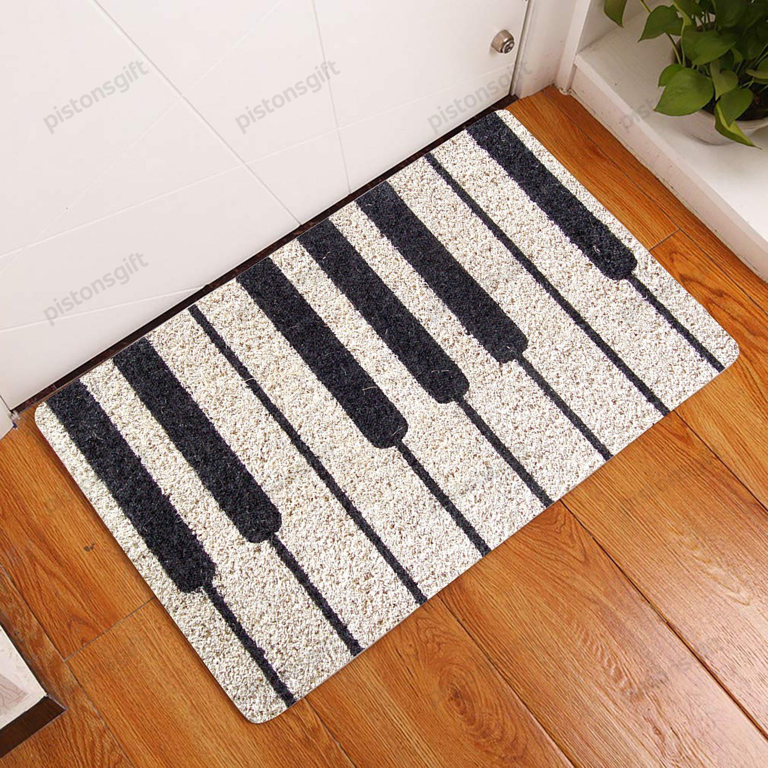 Piano Pattern All Over Printing Doormat