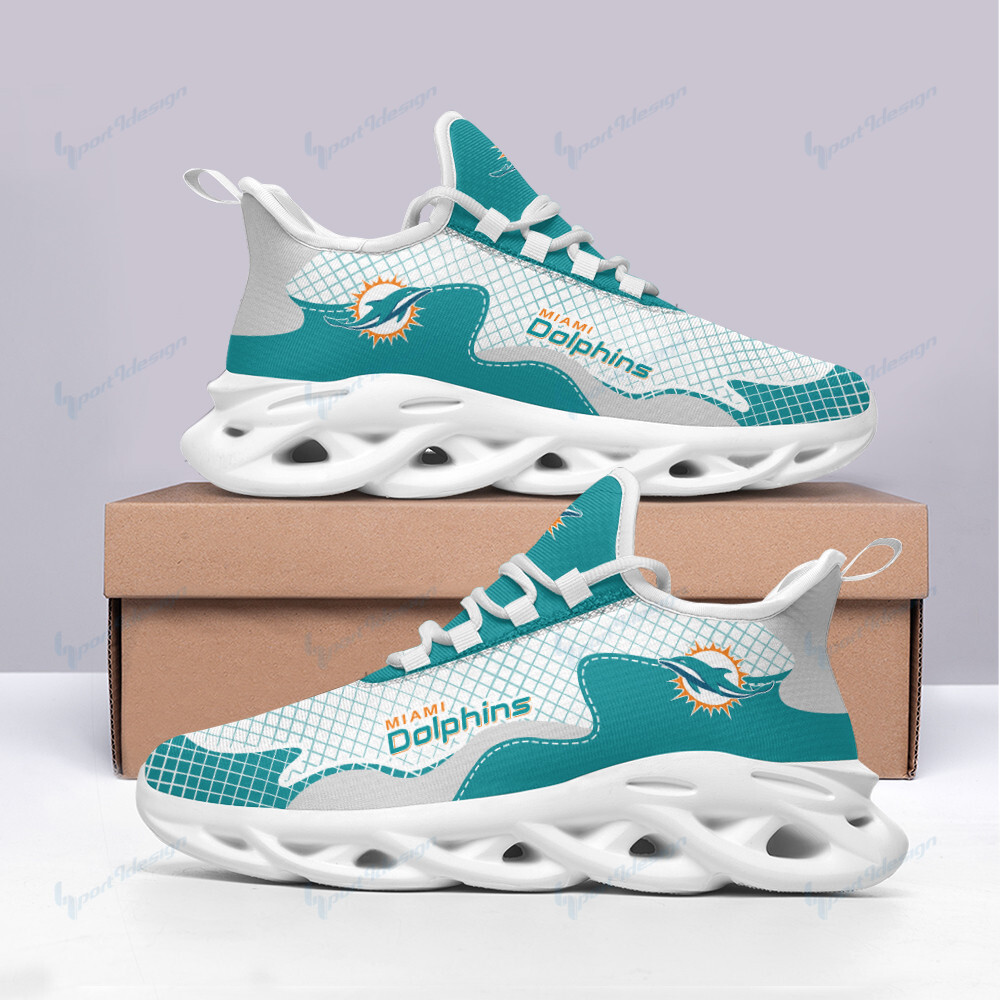 Miami Dolphins Yezy Running Sneakers Bb546