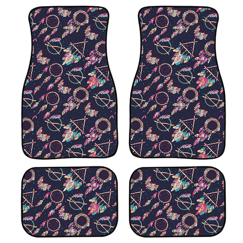 Native American Dream Catcher Print Front And Back Car Floor Mats, Front Car Mat