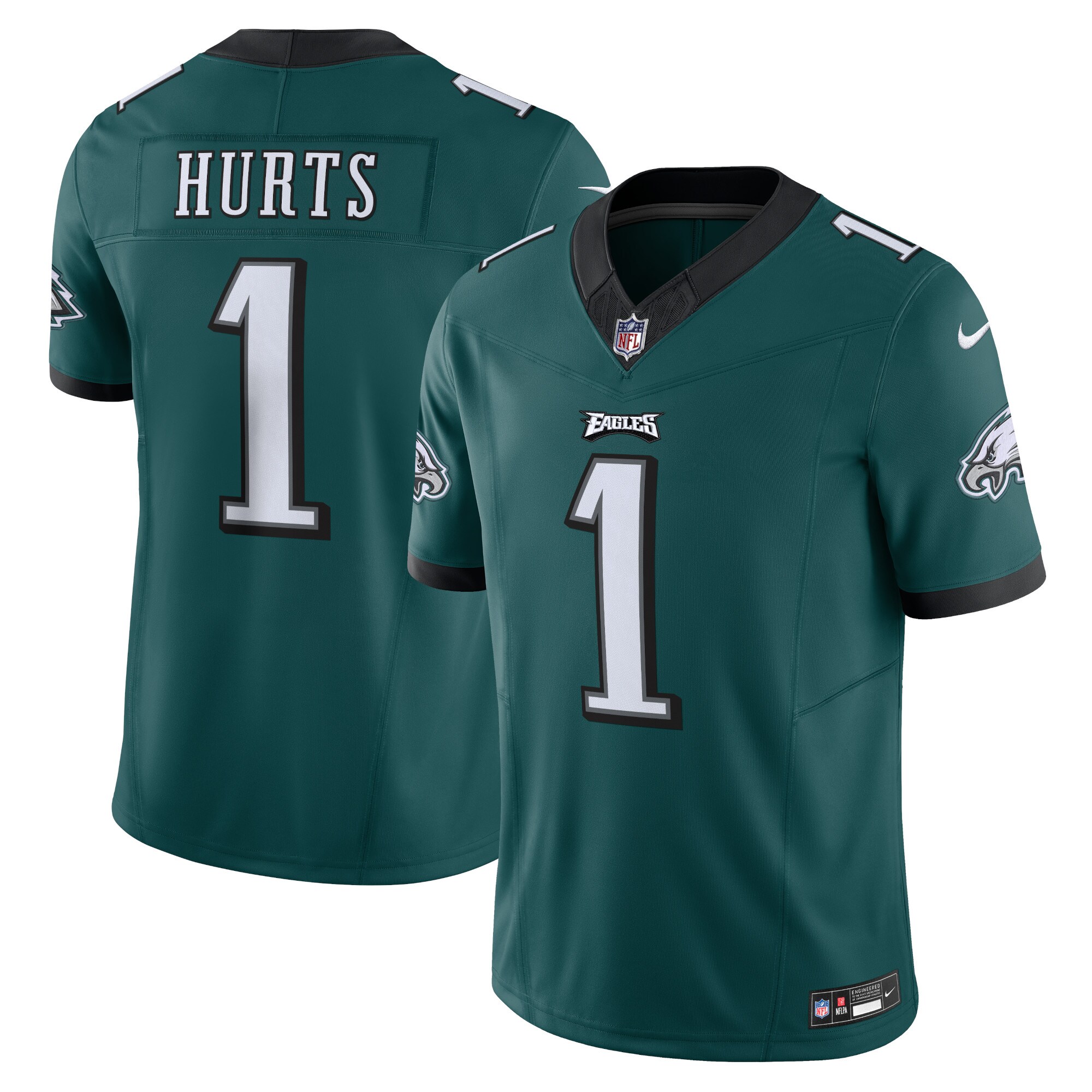 Jalen Hurts Philadelphia Eagles Vapor F.U.S.E. Limited Jersey – Green