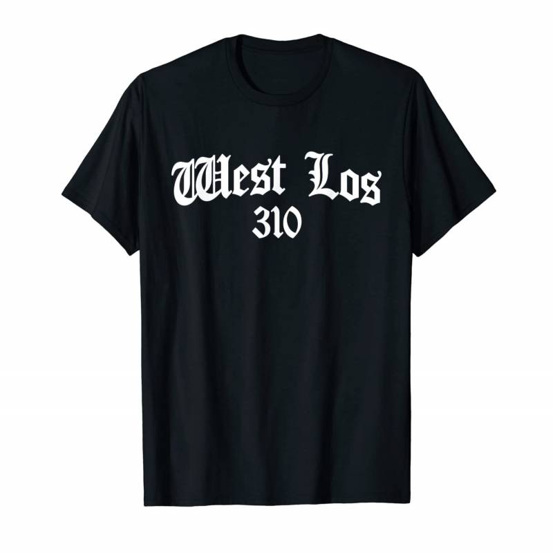 West Los Angeles 310 Area Code La Mexican Chicano Biker Gift T-shirt