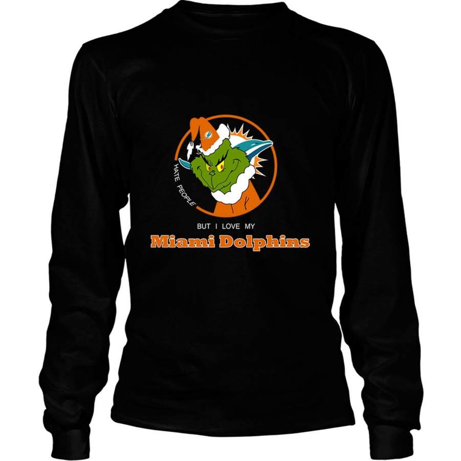 I Love My Miami Dolphins T Shirt, The Grinch T Shirt – Long Sleeve Tees