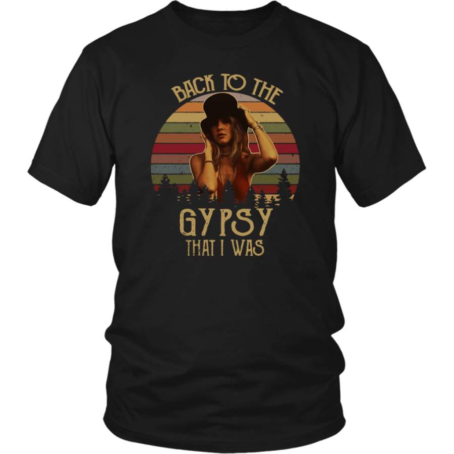 Retro Vintage Stevie Nicks Back to the gypsy that I was shirt