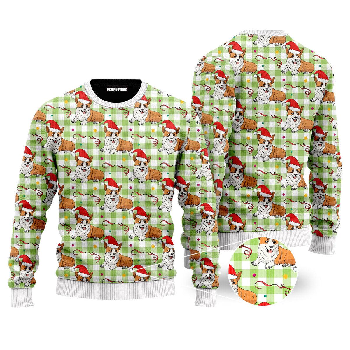 A Dult A Very Corgi Ugly Christmas Sweater | For Men & Women | Uh1058