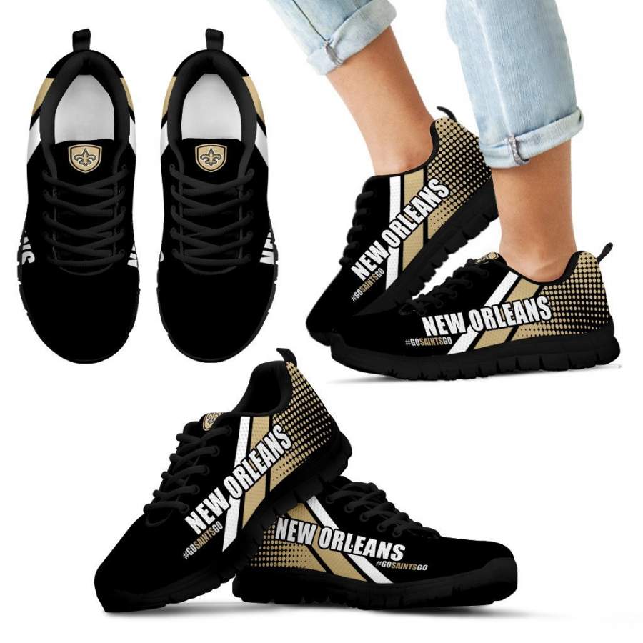 Go New Orleans Saints Go New Orleans Saints Sneakers