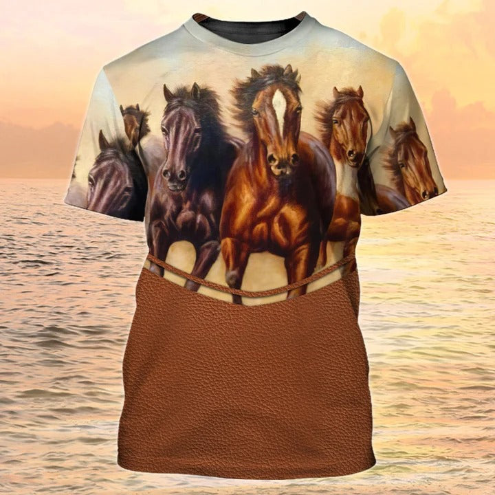 Funny Horse Shirts, Horse Tshirt, Funny Horse Shirts 3D All Over Print