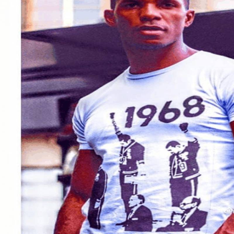 1968 Olympics Famous Black Power Salute African American Athletes Tommie Smith John Carlos Awesome Gift For 1968 Olympics Lovers White Men And Women T Shirt S-5Xl
