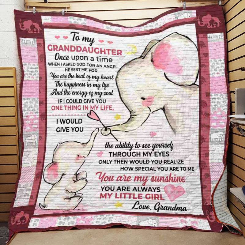 Granddaughter Elephant Quilt – BT201112