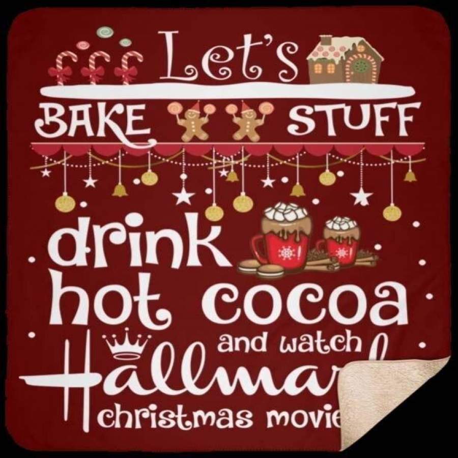 X-Mas Let Bake Gingerbread Blanket Christmas Decoration Ideas Christmas Gift Ideas