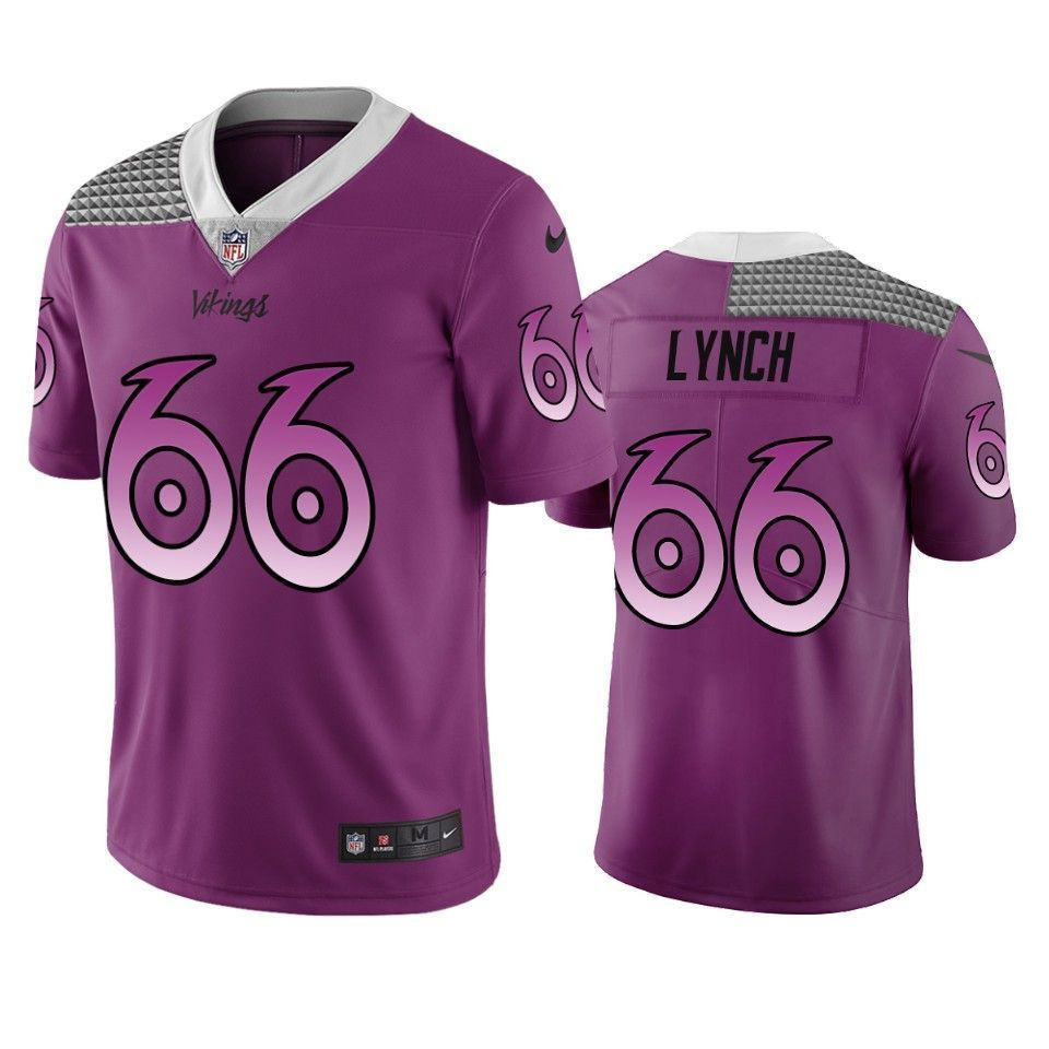 Minnesota Vikings James Lynch Purple City Edition Vapor Limited 3D Jersey