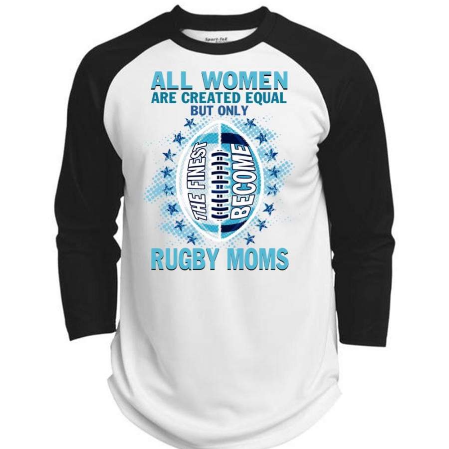 Availablerug All Women Are Created Equal T Shirt, I Love Rugby T Shirt, Awesome T-Shirts (Polyester Game Baseball Jersey)