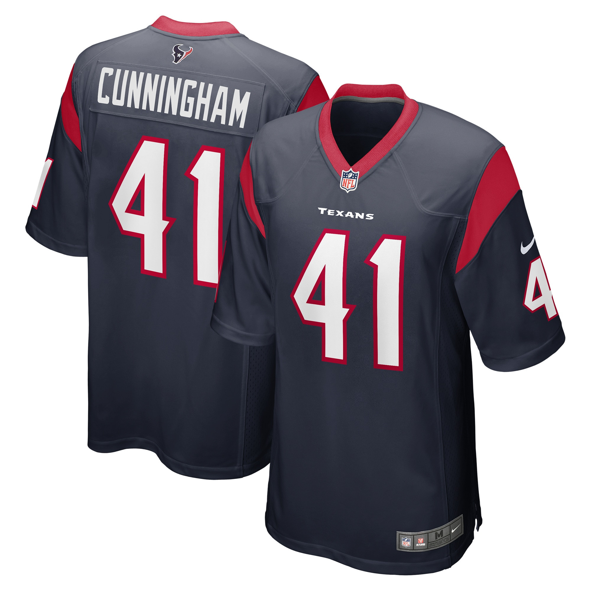 Zach Cunningham Houston Texans Game Jersey – Navy NFL