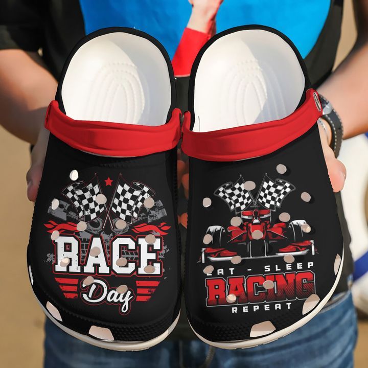 Racing Race Day Sku 2013 Crocs Crocband Clog Comfortable For Mens Womens Classic Clog Water Shoes