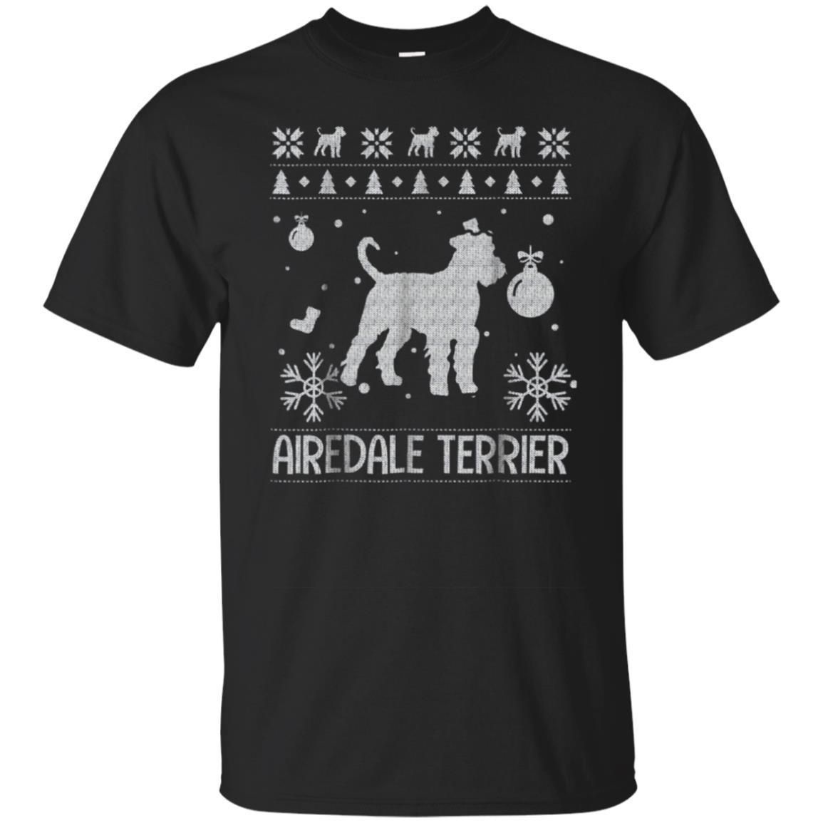 Check out this awesome Airedale Terrier Ugly Christmas Shirt