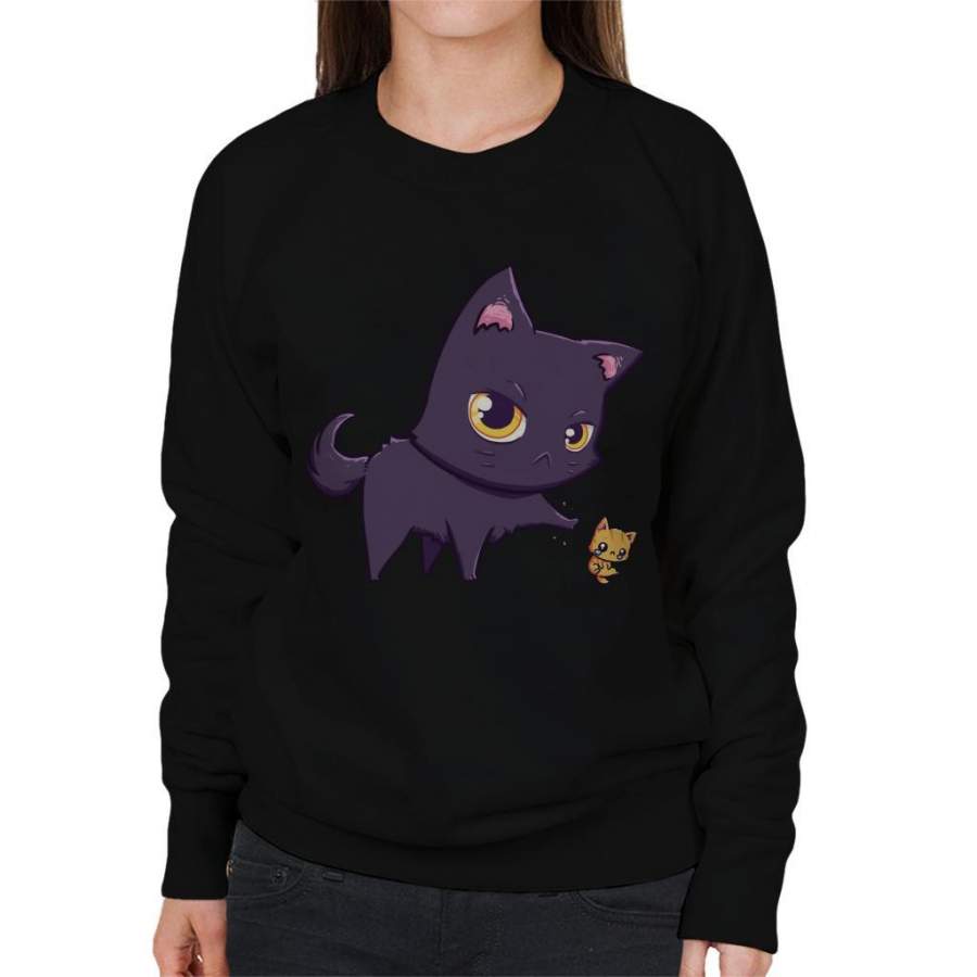 Cat Hates Kittens Women’s Sweatshirt