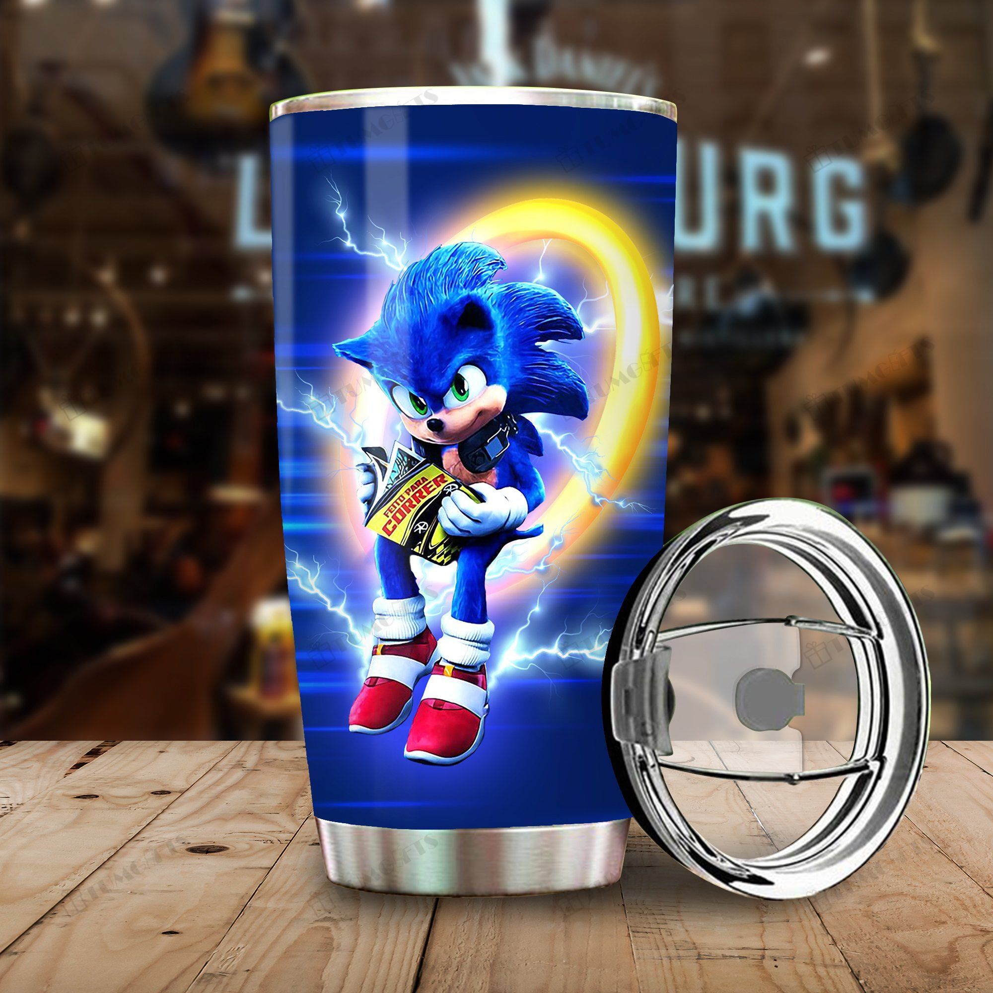 Buy Sonic The Hedgehog Lightning Fast Stainless Steel Tumbler