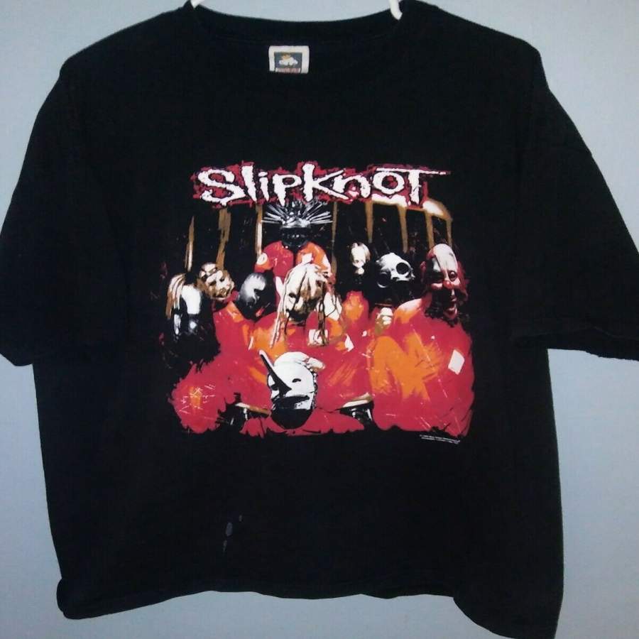 Rare Debut Album Cover Vtg Slipknot Shirt Slipknot T-Shirt