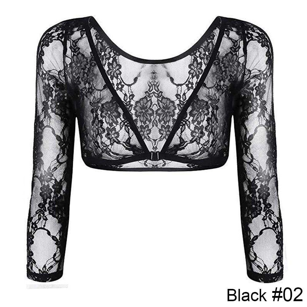 Vintage Tops Goth T-shirt Women Bodycon Bandage Lace Black T-shirts Cardigan Streetwear Sexy Female Top Casual Mesh Tee alx