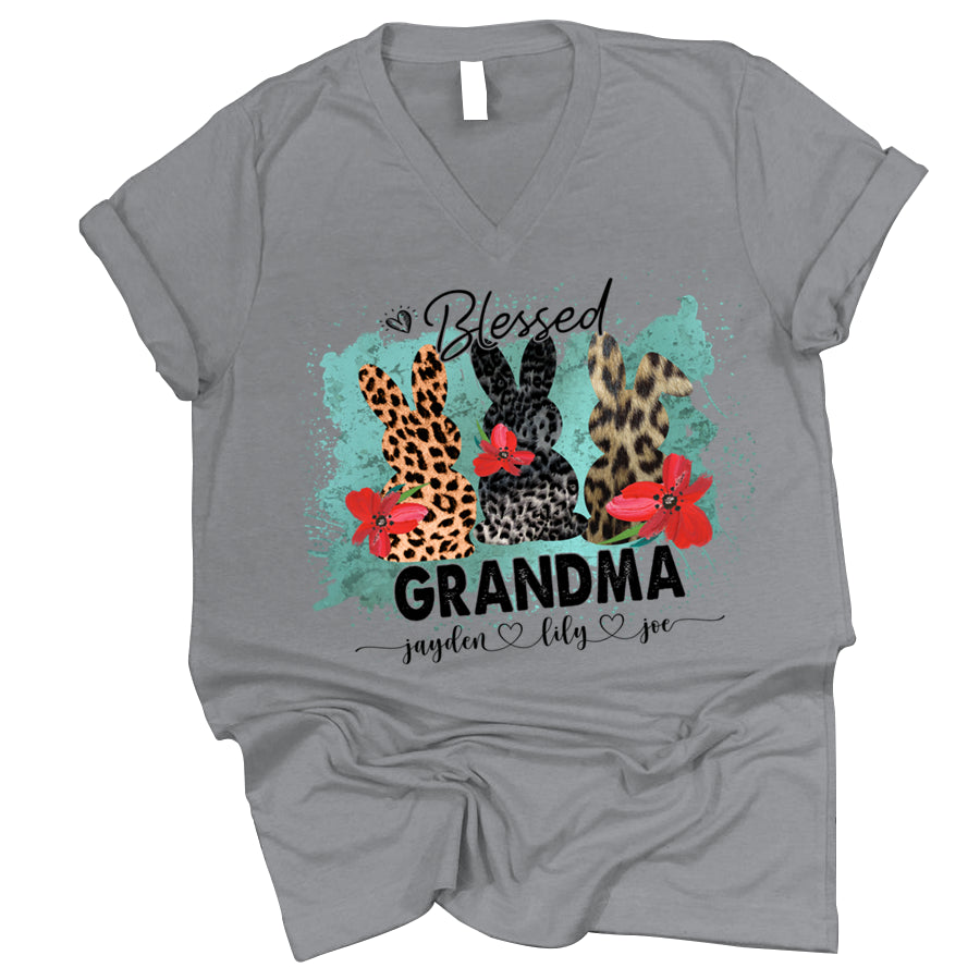 Blessed Grandma Shirt, Easter Rabbits Shirt