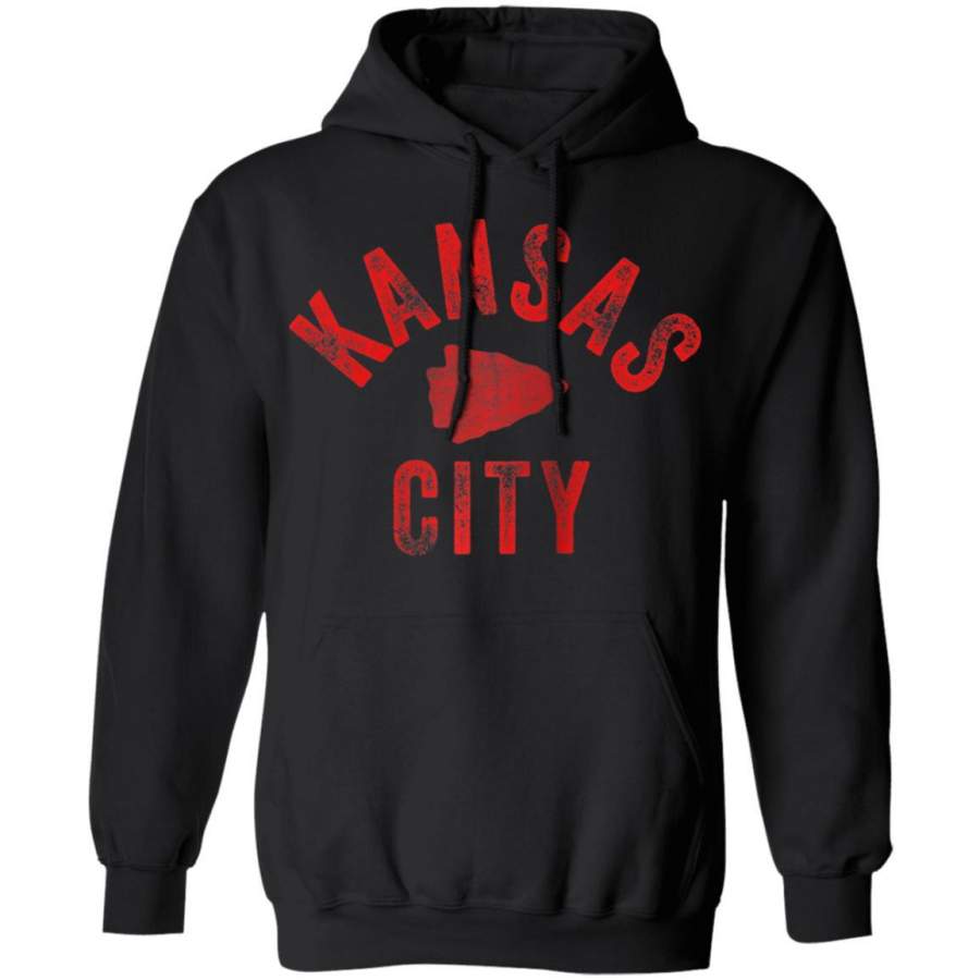 KC Red Kingdom Kansas City Kc Football Fan Pro Gear Hoodie