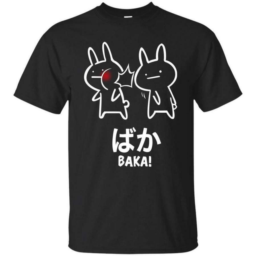 Japanese Shirts Funny Anime Baka Rabbit Slap